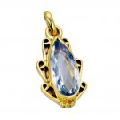 splendid Green Amethyst Gold Plated Green Pendant Glass wholesales US