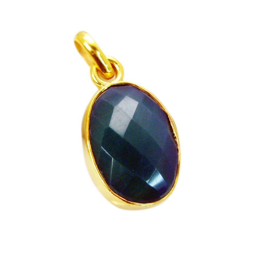 cute Green Onyx Gold Plated Green Pendant Fashion gemstones US