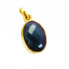 cute Green Onyx Gold Plated Green Pendant Fashion gemstones US
