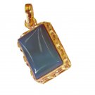 enticing Green Onyx Gold Plated Green Pendant Fashion wholesales US