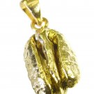 fine Plain Gold Plated Multi Pendant Glass jewelry US