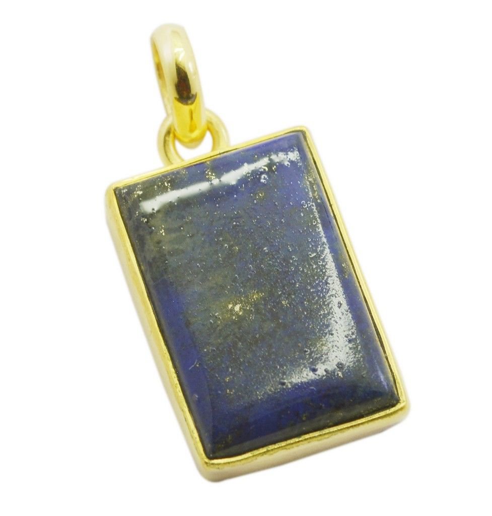 gorgeous Lapis Lazuli Gold Plated Blue Pendant Fashion ordinary US