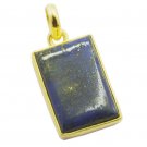 gorgeous Lapis Lazuli Gold Plated Blue Pendant Fashion ordinary US