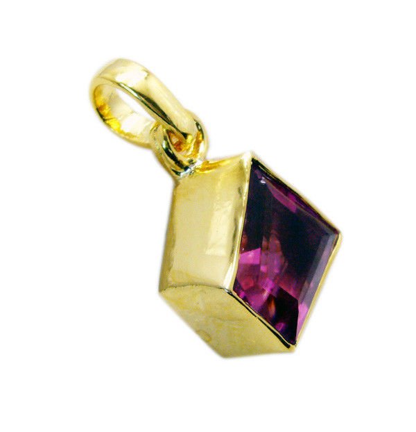delicate Pink CZ Gold Plated Pink Pendant Glass usual US