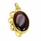 pulchritudinous Red Onyx Gold Plated Red Pendant Fashion wholesales US