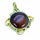 fine Red Onyx Gold Plated Red Pendant Glass generally US