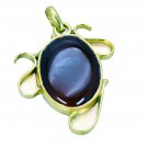 ideal Red Onyx Gold Plated Red Pendant Glass normaly US