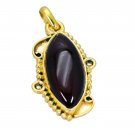 fair Red Onyx Gold Plated Red Pendant Glass easily US