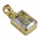 fair Rutile Quartz CZ Gold Plated Multi Pendant Fashion jaipur US