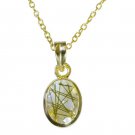 elegant Rutile Quartz CZ Gold Plated Multi Pendant Glass suppiler US