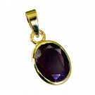 pulchritudinous Ruby CZ Gold Plated Red Pendant Glass india US