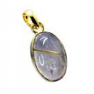 bewitching Rutile Quartz Gold Plated Multi Pendant Fashion jewelry US