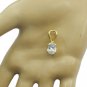 cute White CZ Gold Plated White Pendant Fashion handcrafted US
