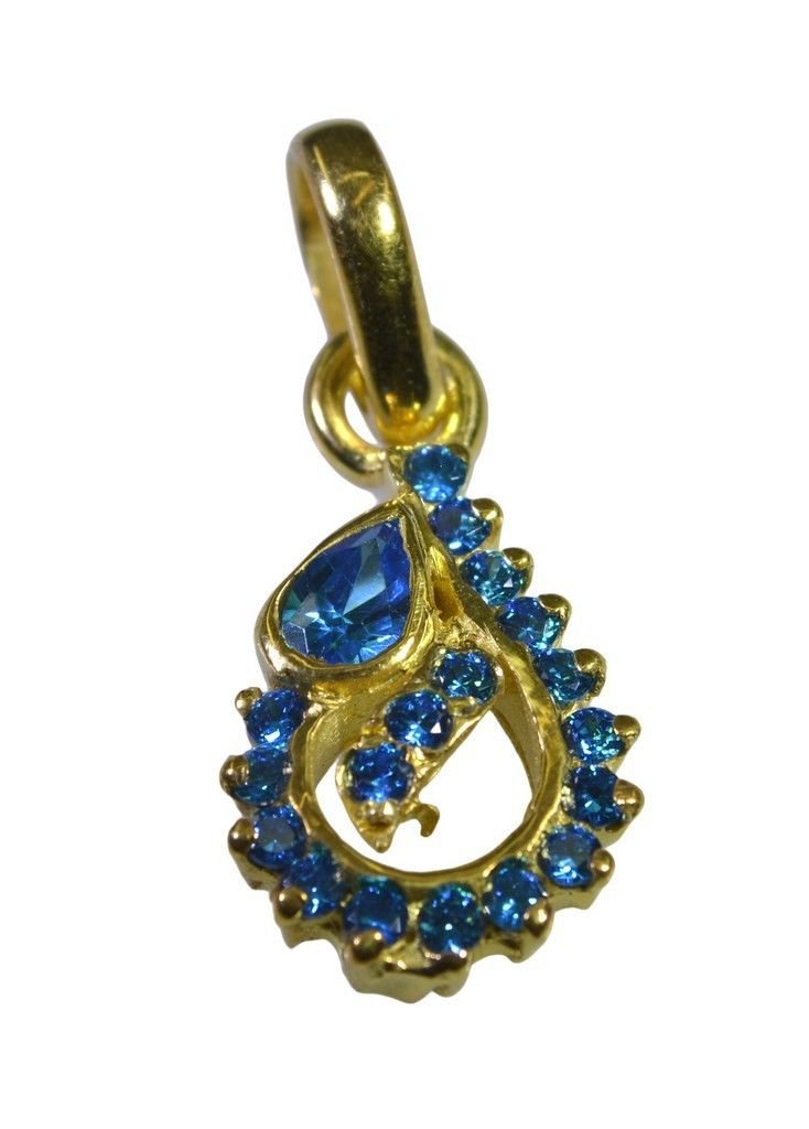 excellent Multi CZ 925 Solid Sterling Silver Multi pendant Natural jewellery US