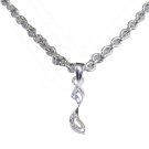 fine Multi CZ 925 Solid Sterling Silver Multi pendant Natural gemstone US