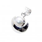 attractive Pearl 925 Solid Sterling Silver white Pendant genuine gemstones US
