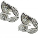 charming White CZ 925 Sterling Silver White Earring Natural jewelry US