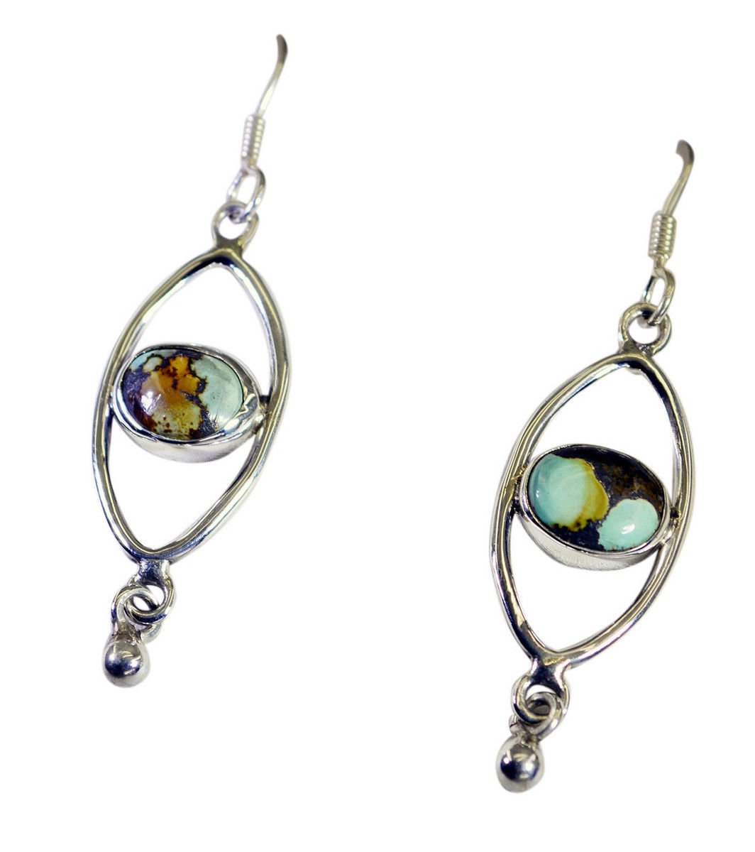 attractive Turquoise 925 Solid Sterling Silver Multi Earring genuine india US
