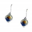 fine-looking Tiger Eye 925Solid Sterling Silver Brown Earring genuine general US
