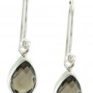 fascinating Smoky Quartz 925 Sterling Silver Brown Earring Natural india US