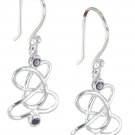comely Smoky Quartz Solid Sterling Silver Brown Earring Natural supplies US