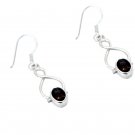 fair Smoky Quartz Solid Sterling Silver Brown Earring genuine generally US