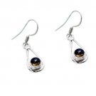 ideal Smoky Quartz Solid Sterling Silver Brown Earring genuine ordinary US