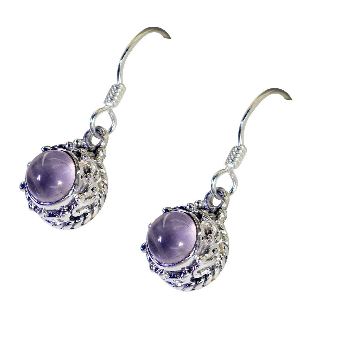 bewitching Rose Quartz 925 Sterling Silver Pink Earring genuine wholesale US