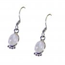 ideal Rainbow Moonstone 925 Solid Silver White Earring Natural exporter US
