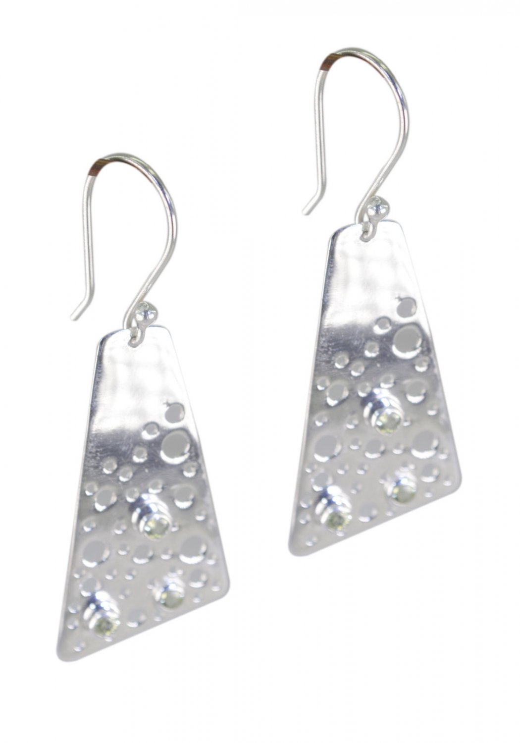 fascinating Peridot 925 Solid Sterling Silver Green Earring Natural supply US