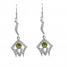 attractive Peridot 925 Solid Sterling Silver Green Earring Natural wholesale US