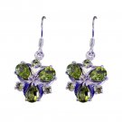 pulchritudinous Peridot 925 Solid Sterling Silver Green Earring Natural usual US