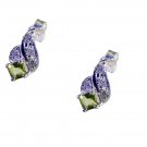 attractive Peridot 925 Solid Sterling Silver Green Earring genuine ordinary US