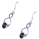 elegant Peridot 925 Solid Sterling Silver Green Earring Natural wholesales US
