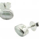 pulchritudinous Pearl 925 Sterling Silver White Earring genuine india US