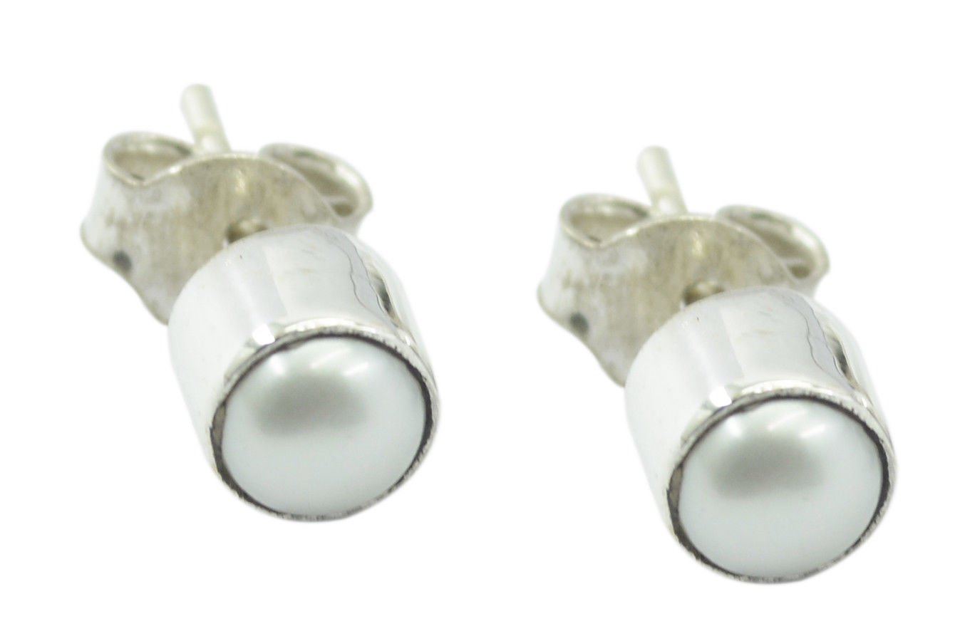 appealing Pearl 925 Solid Sterling Silver White Earring Natural casually US