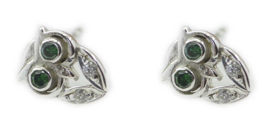 pulchritudinous Multi CZ 925 Sterling Silver Multi Earring Natural simply US