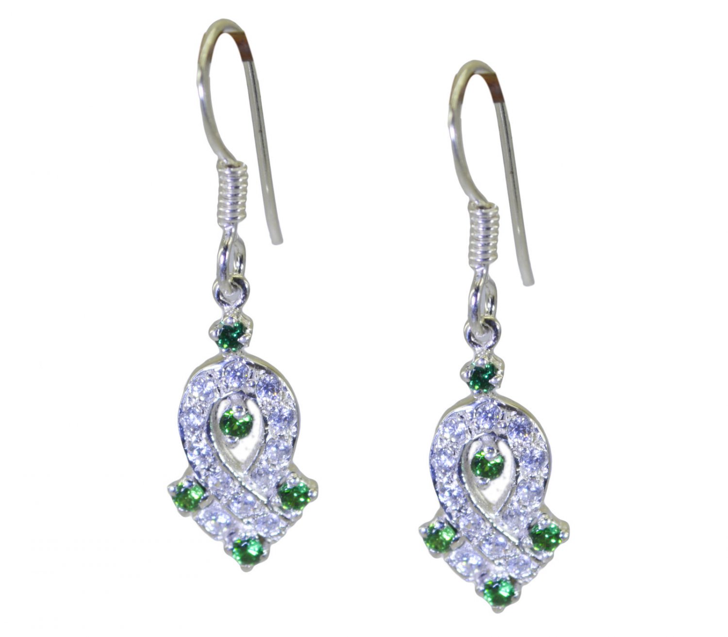 bonnie Multi CZ 925 Solid Sterling Silver Multi Earring Natural india US