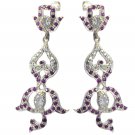 elegant Multi CZ 925 Solid Sterling Silver Multi Earring genuine regular US