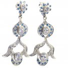 delicate Multi CZ 925 Solid Sterling Silver Multi Earring Natural ordinary US