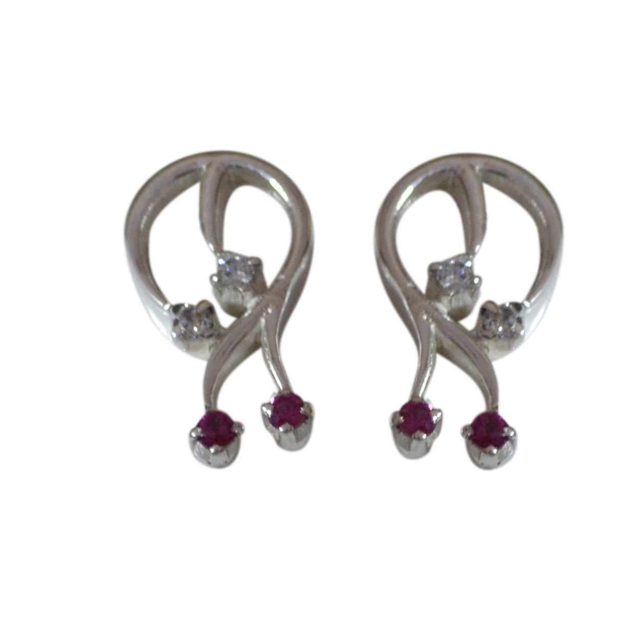 exquisite Multi CZ 925Solid Sterling Silver Multi Earring genuine handcrafted US