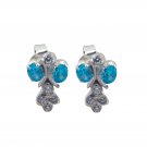fine-looking Multi CZ Solid Sterling Silver Multi Earring Natural wholesale US