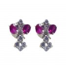 pleasing Multi CZ 925 Solid Sterling Silver Multi Earring genuine suppiler US