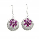 gorgeous Multi CZ 925 Solid Sterling Silver Multi Earring Natural exporter US