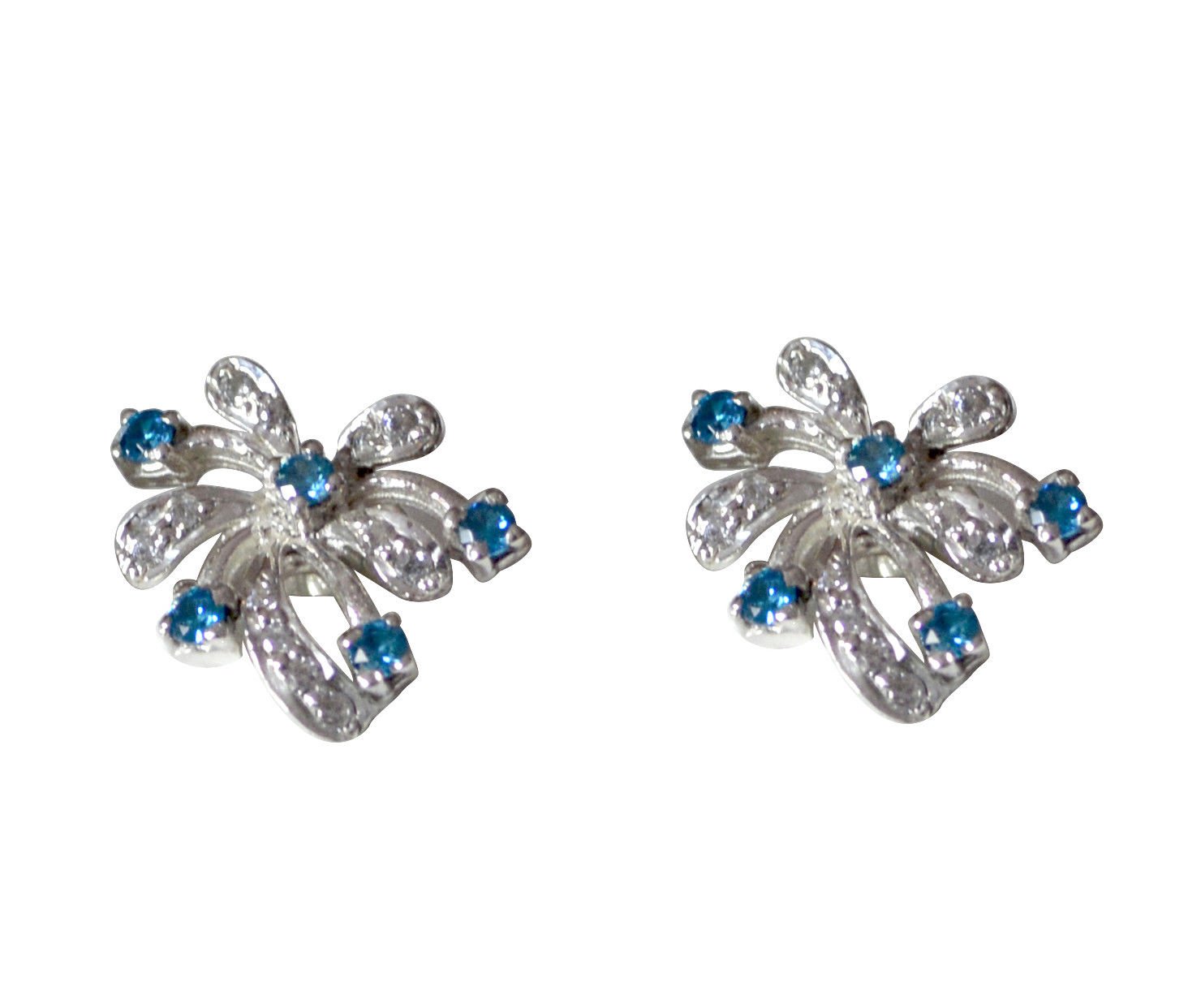 enticing Multi CZ 925 Solid Sterling Silver Multi Earring genuine supplies US