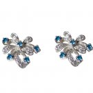 enticing Multi CZ 925 Solid Sterling Silver Multi Earring genuine supplies US