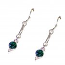 classy Malachite 925 Solid Sterling Silver Green Earring genuine general US