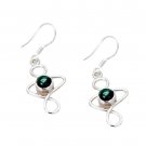 pulchritudinous Malachite Solid Sterling Silver Green Earring genuine normaly US