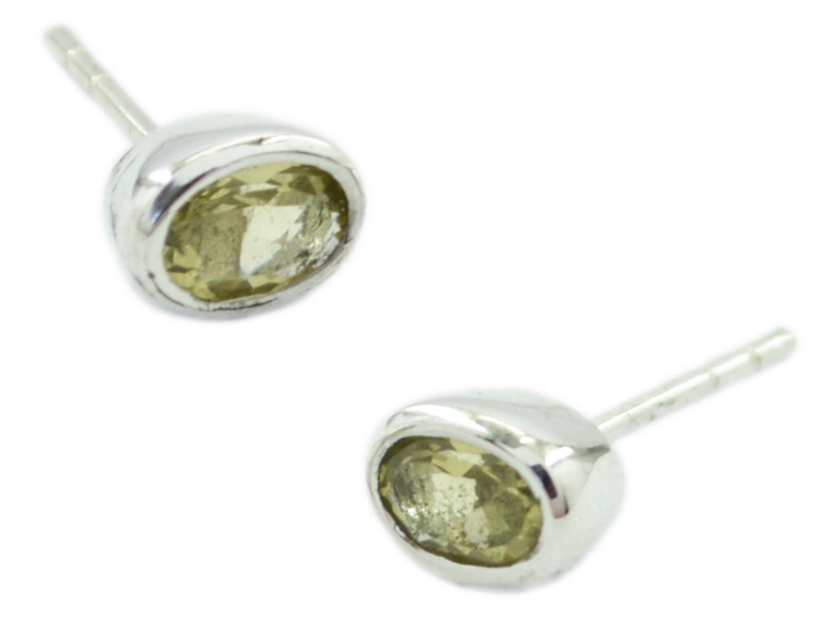 fine-looking Lemon Quartz 925 Sterling Silver Yellow Earring Natural suppiler US