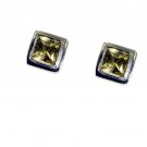 inviting Lemon Quartz SolidSterling Silver Yellow Earring Natural handcrafted US